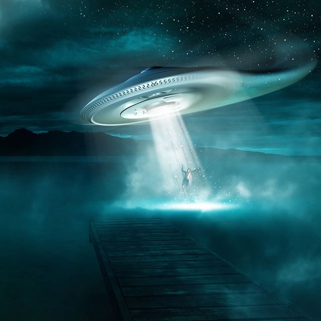 Kidnapped By The Aliens iPad wallpaper 