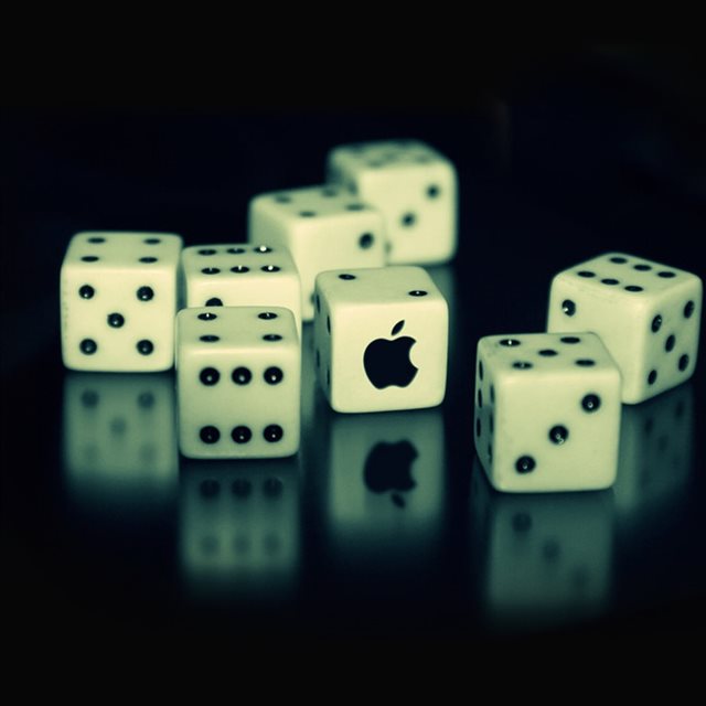 Dices And Apple Dices iPad wallpaper 