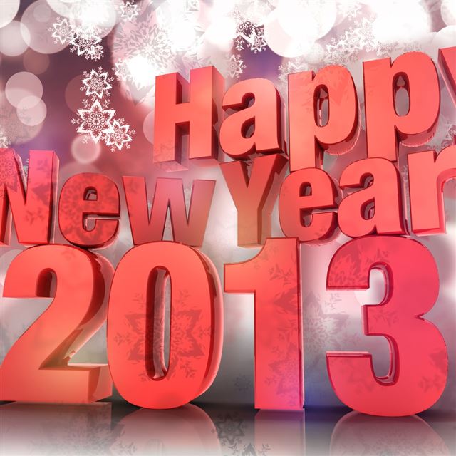 Happy New Year 2013 iPad wallpaper 