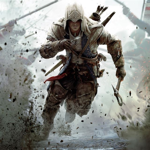 Assassins Creed 3 Connor Free Running iPad wallpaper 
