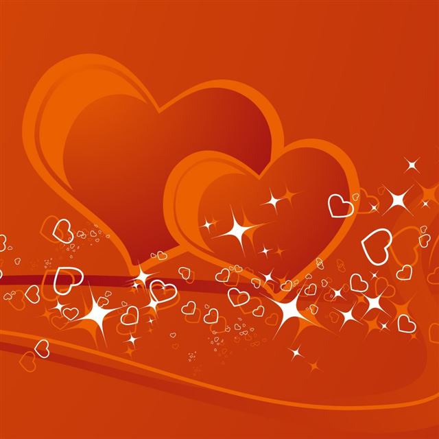 Couple Hearts iPad wallpaper 