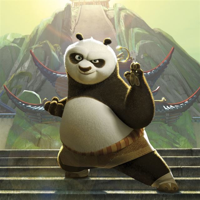 Kung Fu Panda iPad wallpaper 