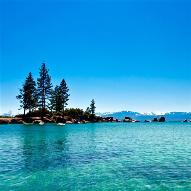 Lake Tahoe California iPad wallpaper 