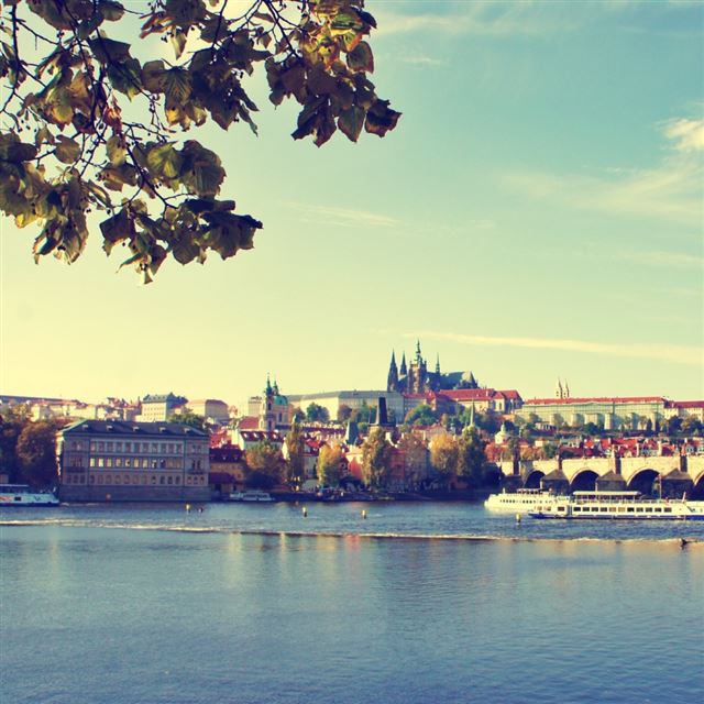 Prague Bridge Czech Republic iPad wallpaper 