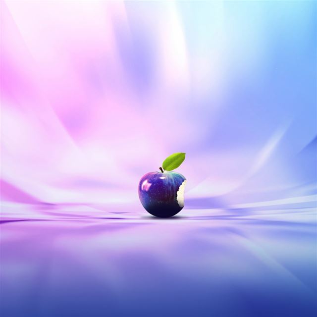 Purple Apple iPad wallpaper 