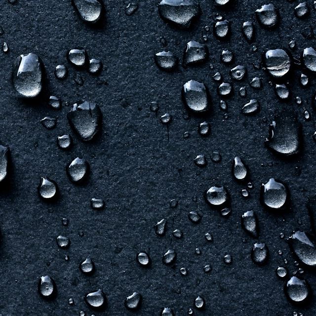 Water Drops Dark Background iPad wallpaper 