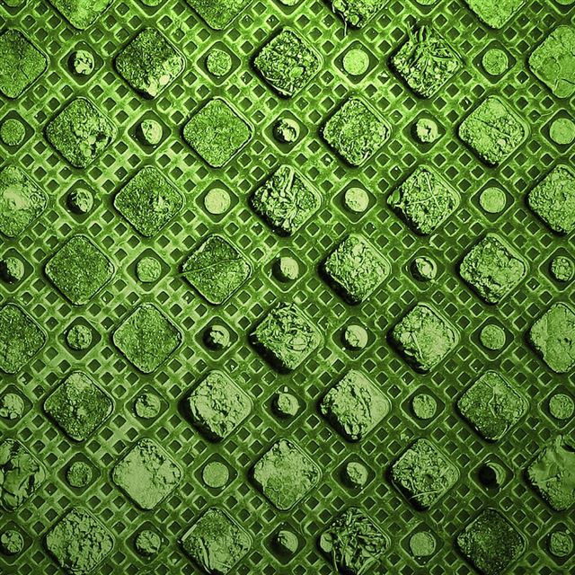 Green Squares iPad wallpaper 