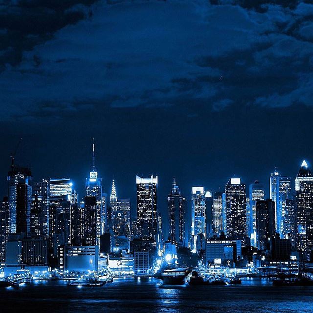 New York City skyline world iPad wallpaper 