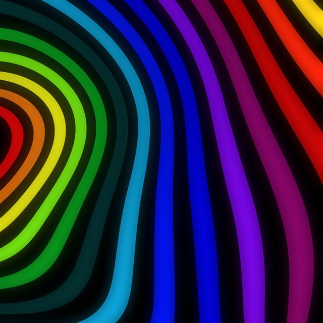 Colorful Curves iPad wallpaper 