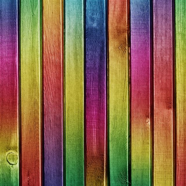 Colourful Wood Painting iPad wallpaper 