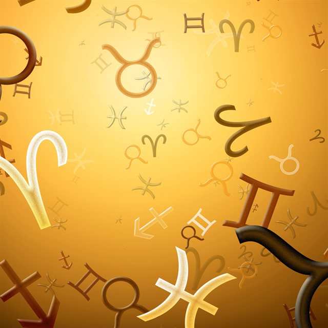 Zodiac Symbols iPad wallpaper 