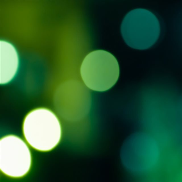 Dark Green Lights iPad wallpaper 