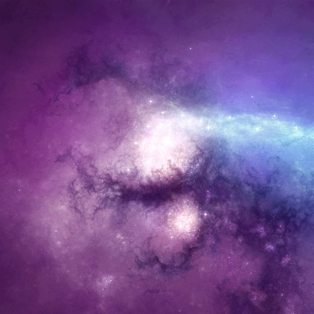 Purple Nebula 2 iPad wallpaper 