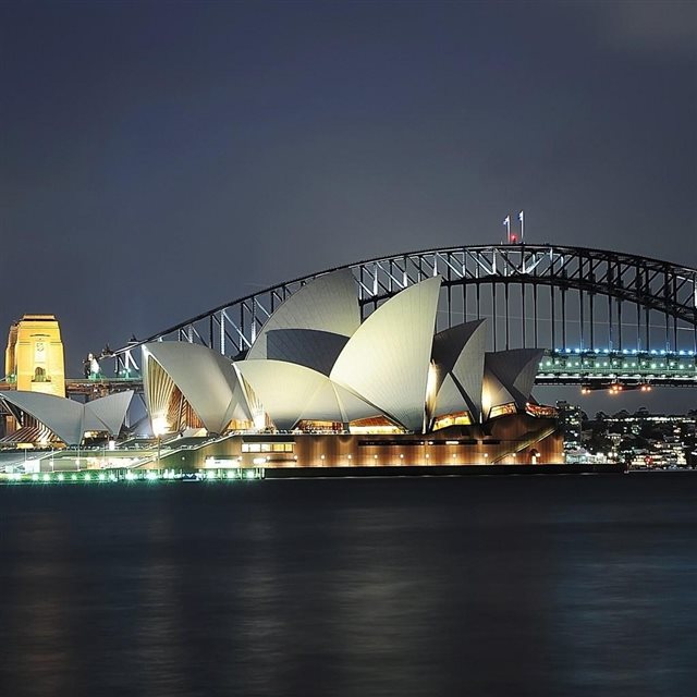 Sydney Photo Over Shadowed iPad wallpaper 