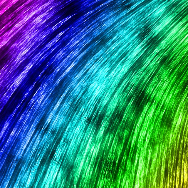 curved rainbow iPad wallpaper 