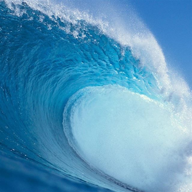 Waves Ocean iPad wallpaper 