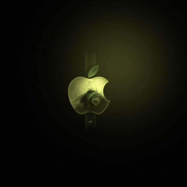 Heart Mac Apple iPad wallpaper 