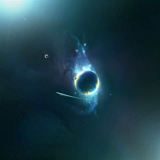 Outer space iPad wallpaper 