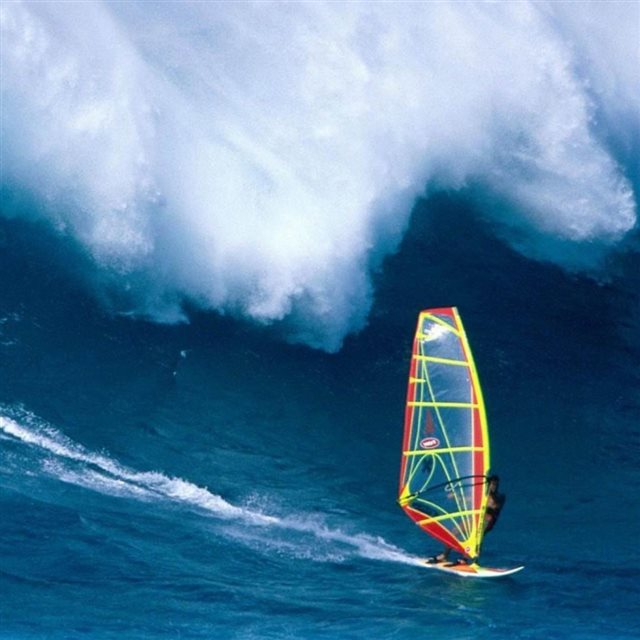 Hawaiian Surfing iPad wallpaper 