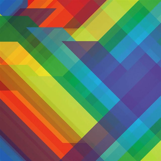 Multicolored Polygons Abstract iPad wallpaper 