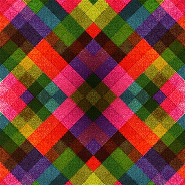 Multicolored Tile Pattern Abstract iPad wallpaper 