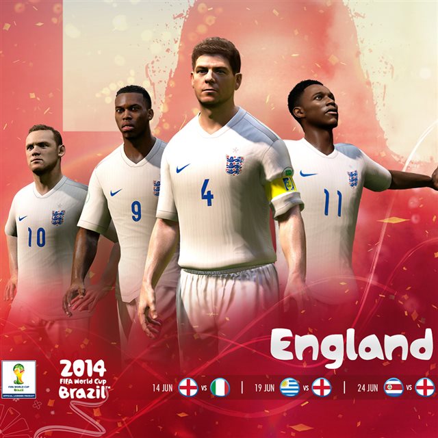 2014 FIFA England Team iPad wallpaper 