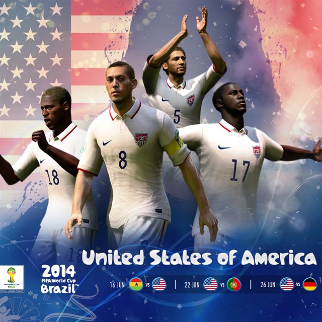 2014 FIFA USA Team iPad wallpaper 