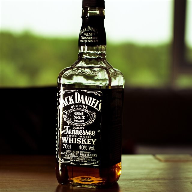 Jack Daniels Bottle iPad wallpaper 