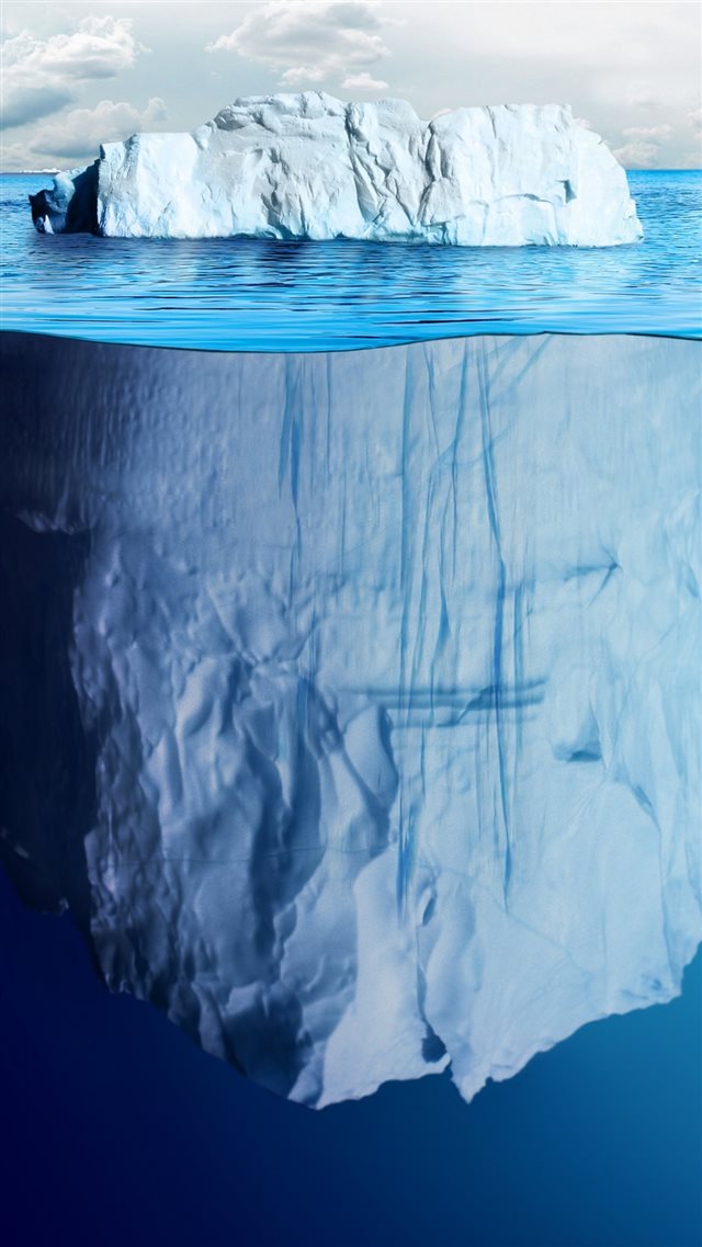 Beautiful Iceberg iPhone 8 wallpaper 