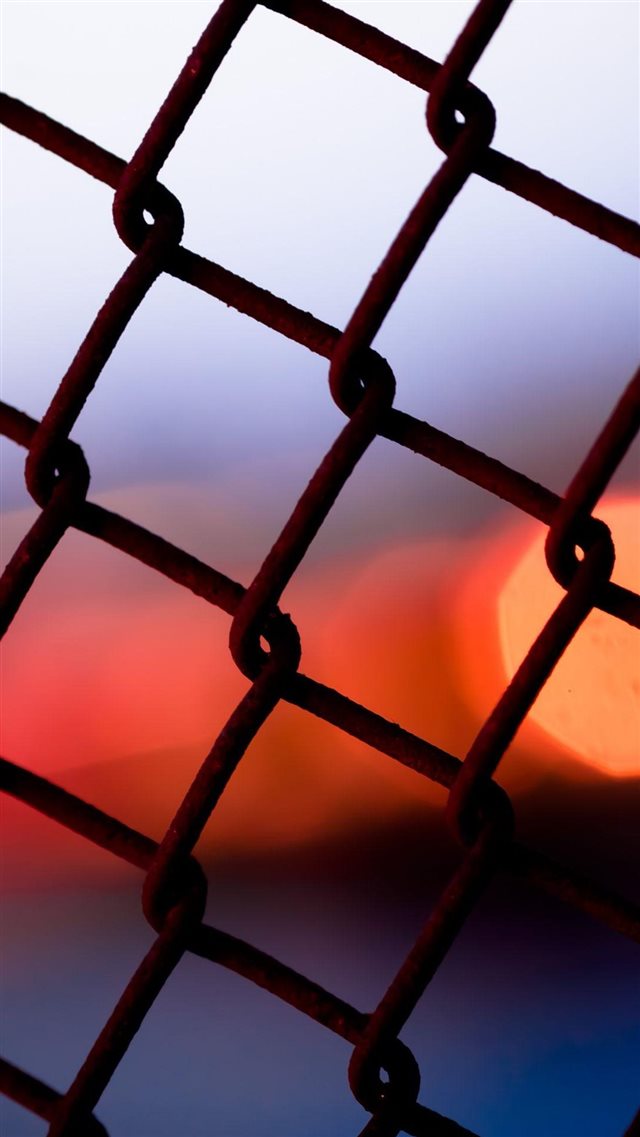 Iron Fence Close Up iPhone 8 wallpaper 
