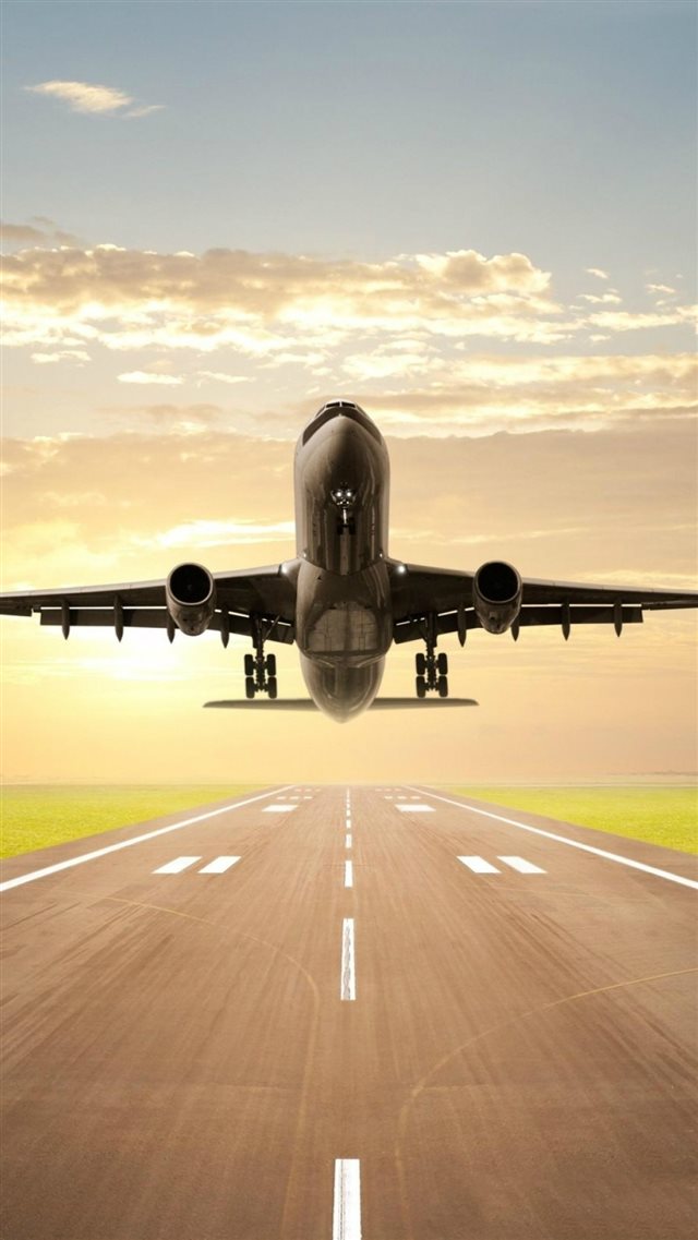 Jet Plane Taking Off iPhone 8 wallpaper 