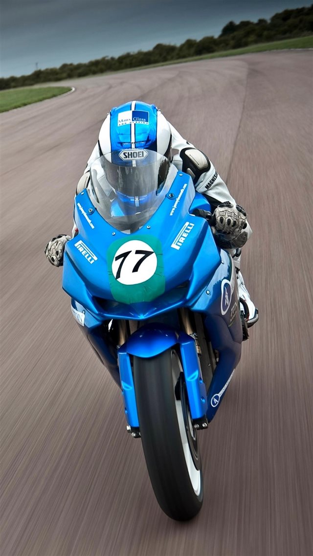 Speed Moto Race iPhone 8 wallpaper 