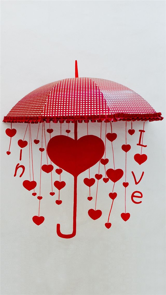 Umbrella of Love iPhone 8 wallpaper 