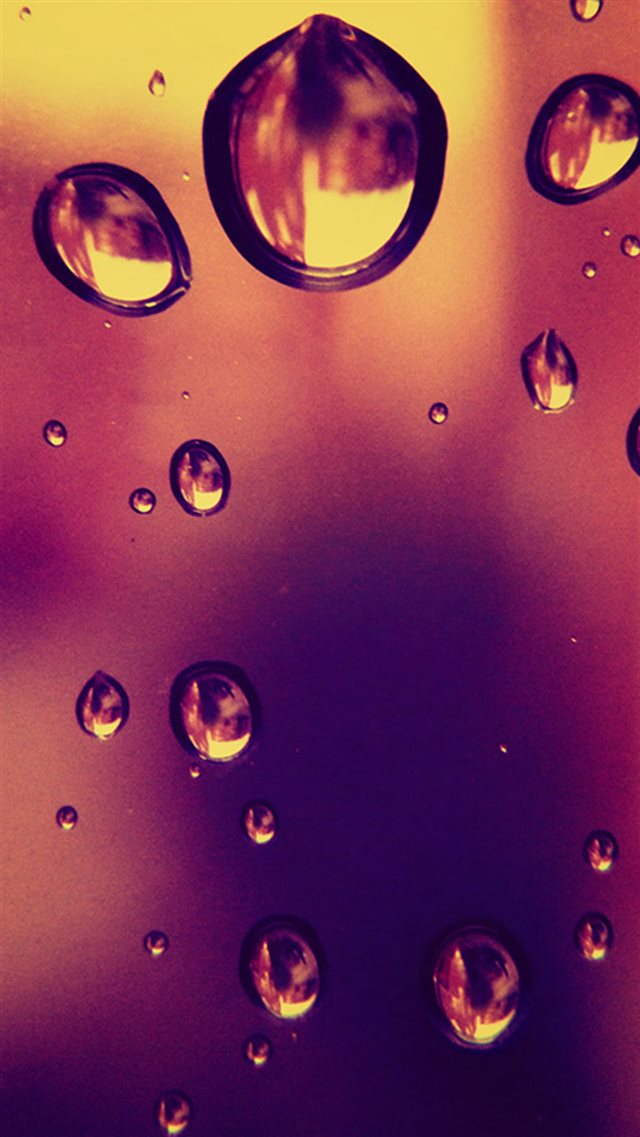 Rain Drop Falling From Window iPhone 8 wallpaper 