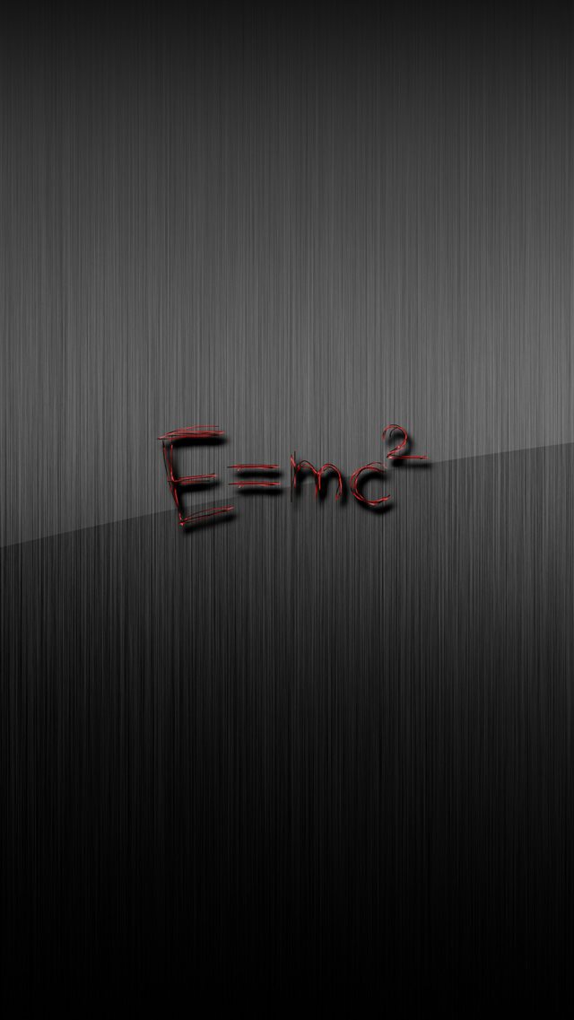 E MC Squared Grey iPhone 8 wallpaper 