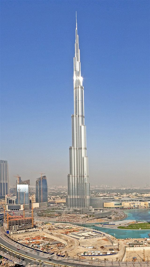 Burj Dubai Tower iPhone 8 wallpaper 