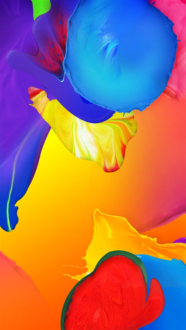Abstract Colorful Painting iPhone 8 wallpaper 