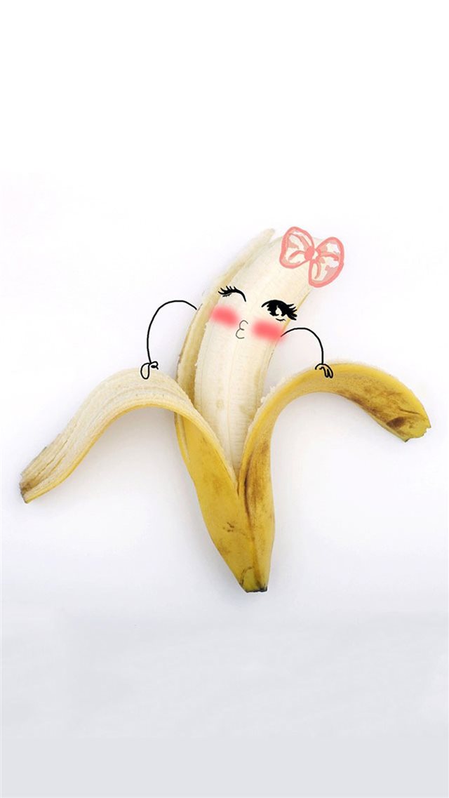 Cute Banana Sweet Girl iPhone 8 wallpaper 