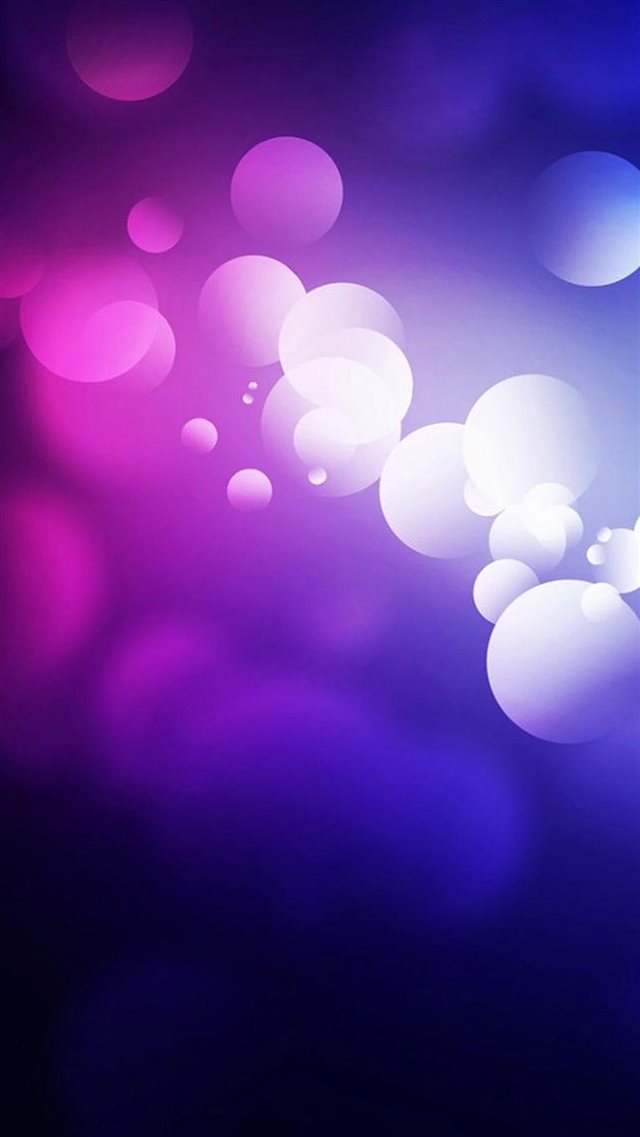 Purple Abstract Bubbles iPhone 8 wallpaper 