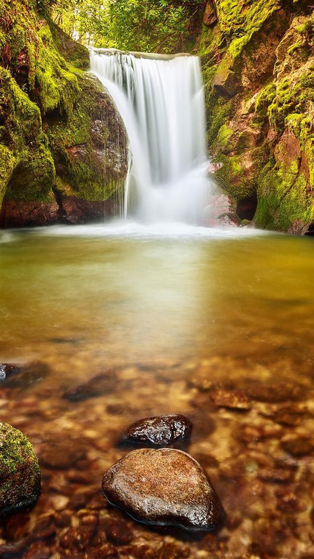Beautiful Waterfall Landscape iPhone 8 wallpaper 