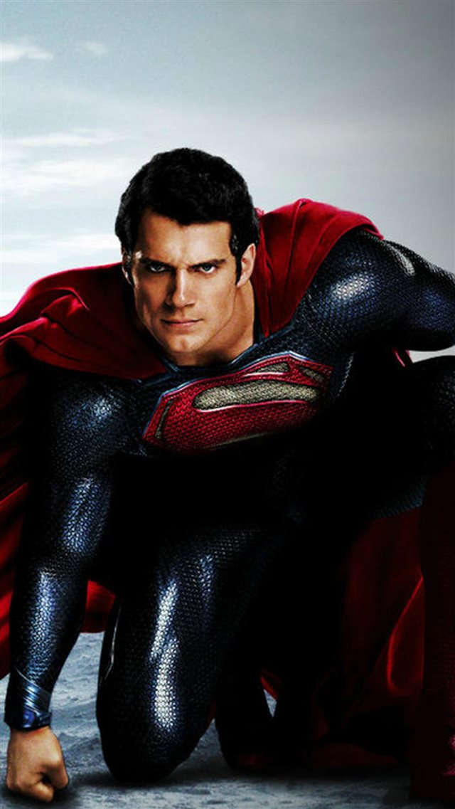 Man Of Steel Superman Henry Cavill iPhone 8 wallpaper 