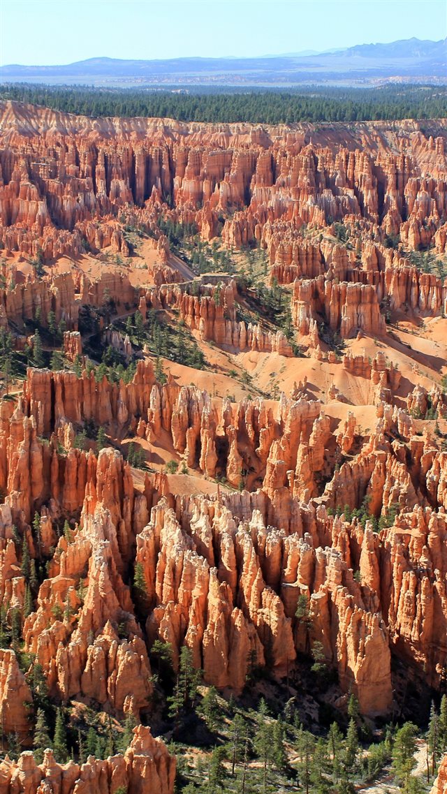 Utah Bryce Canyon Landscape Beautifully iPhone 8 wallpaper 