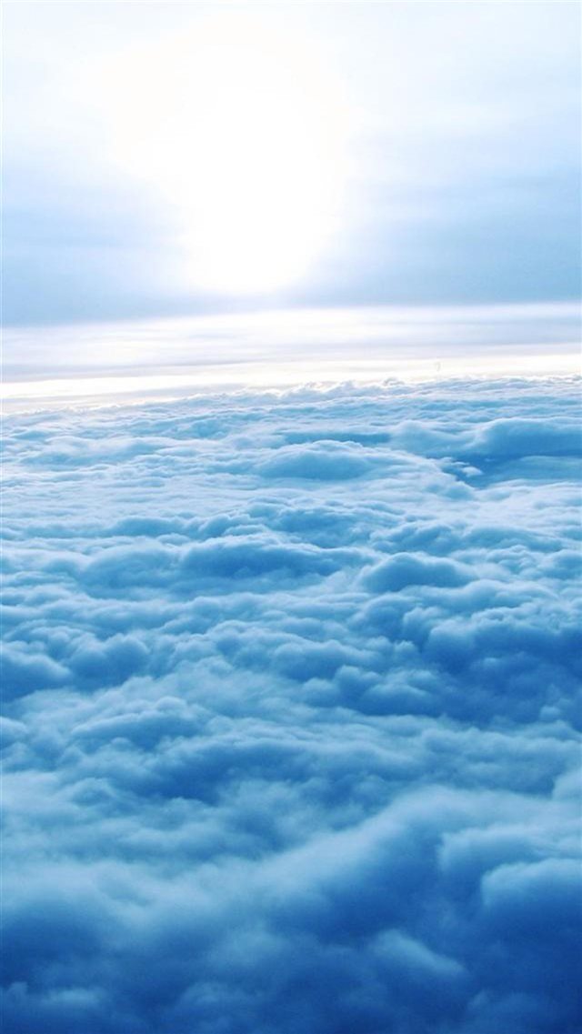 Nature High Sky Clouds iPhone 8 wallpaper 
