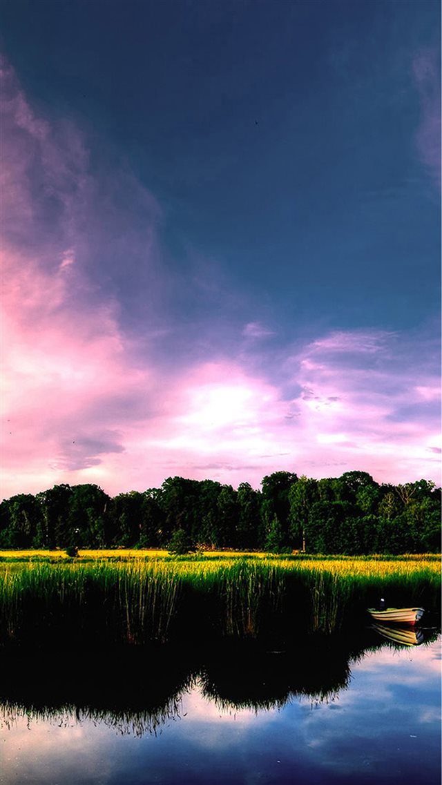 Nature Calm Lake Landscape iPhone 8 wallpaper 