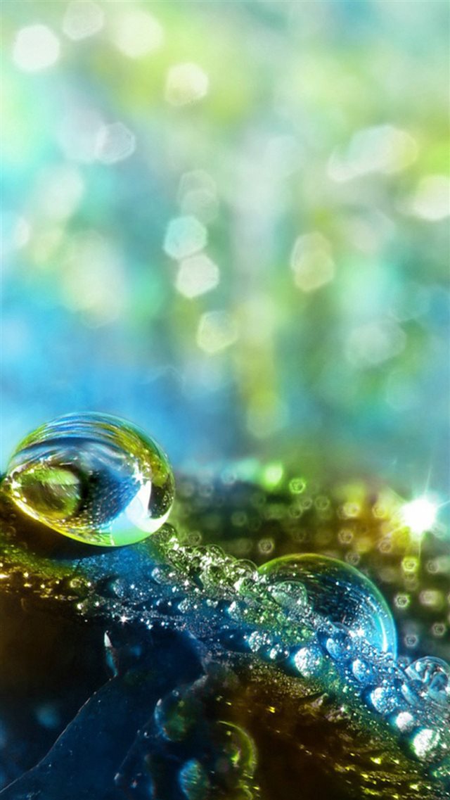 Fantasy Bokeh Glitter Water Drop  iPhone 8 wallpaper 