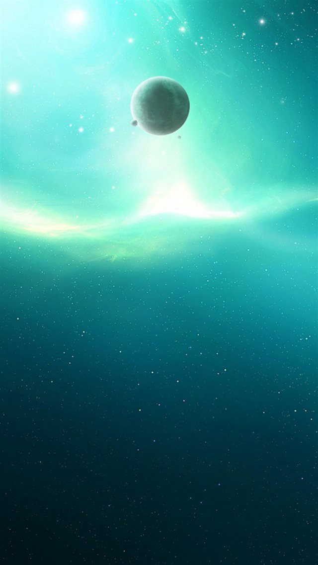 Pure Starry Planet Outer Space iPhone 8 wallpaper 