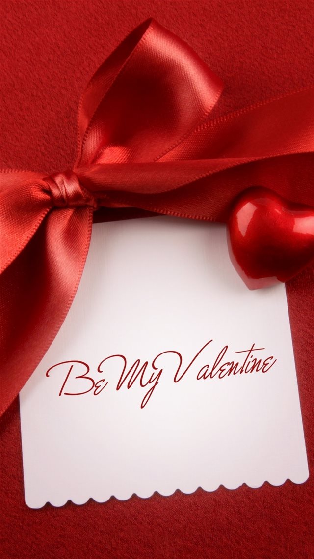 Be My Valentine Note iPhone 8 wallpaper 