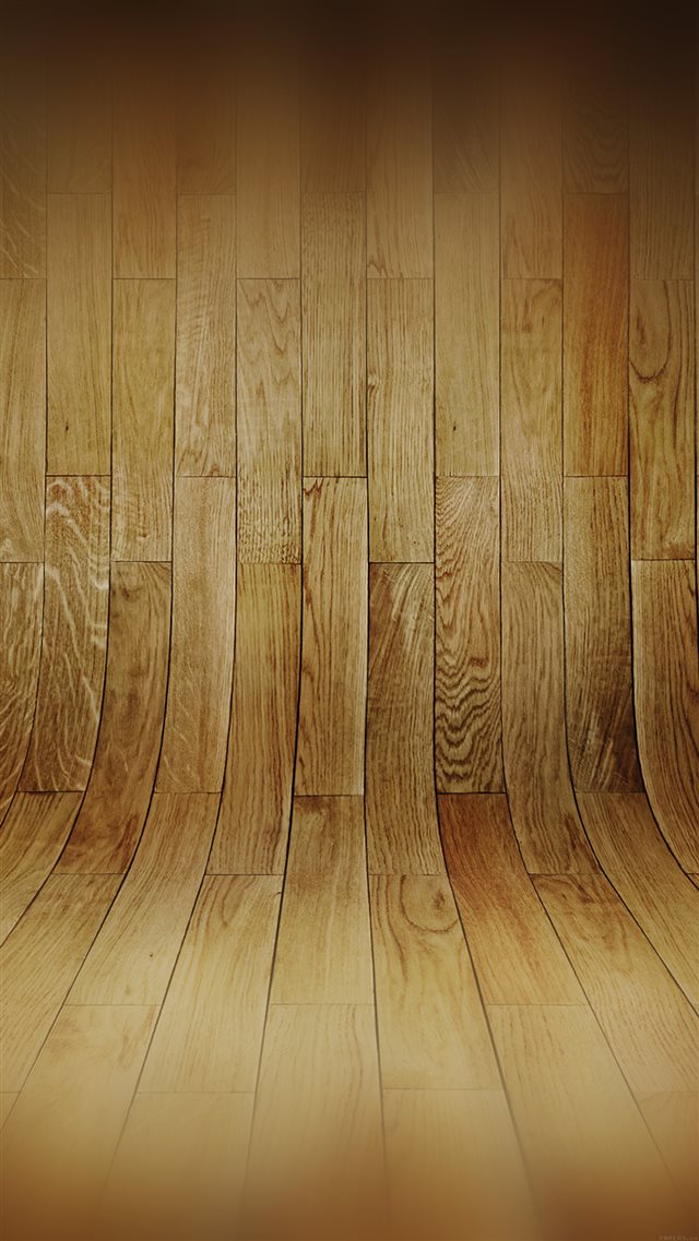 Curved 3D Wood Planks Texture iPhone 8 wallpaper 