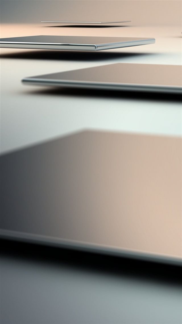 Floating Tablets Futuristic iPhone 8 wallpaper 