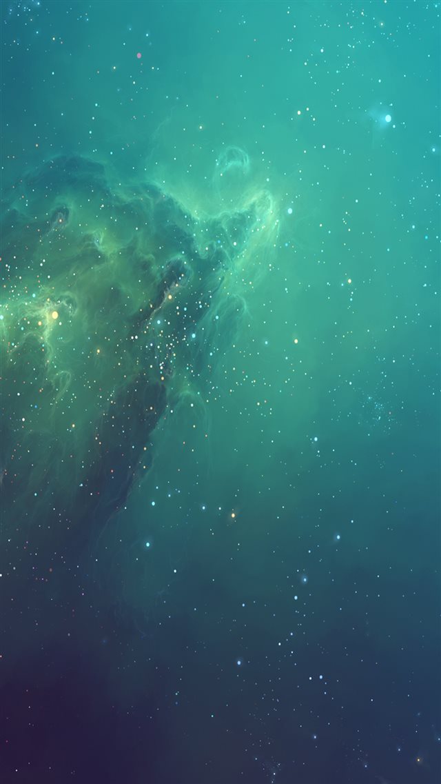 Dreamy Shiny Starry Nebula Outer Space iPhone 8 wallpaper 